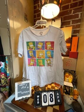 The Simpsons Bart Many Faces Unisex